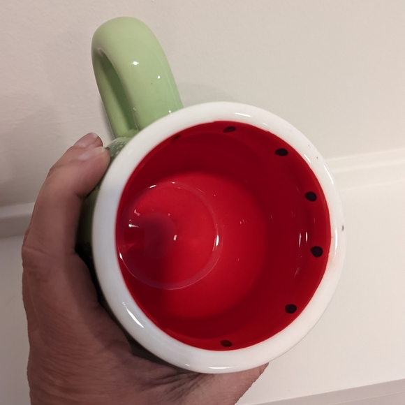 Green and Red Watermelon Mug - Picture 2 of 9